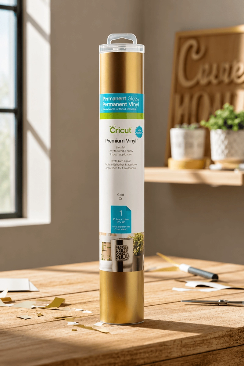 VINILO PVP12 X 48 WM DORADO CRICUT - 5