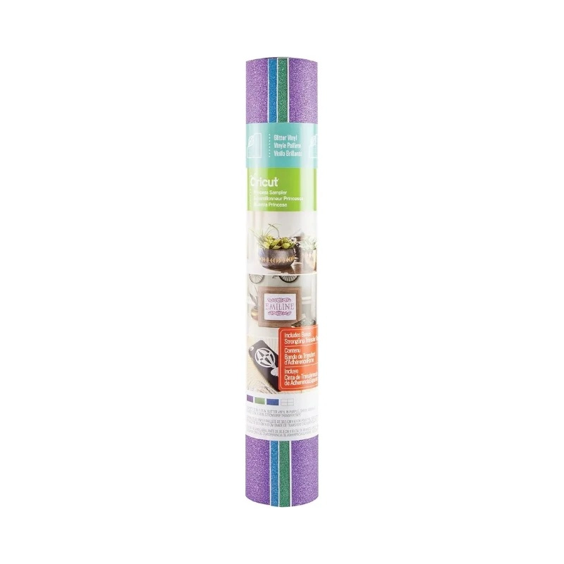 VINILO ADHESIVO GLITTER 12 X 24 4 PIEZAS CRICUT - 1