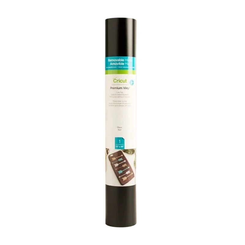 VINILO PREMIUM 12 X 48 IN NEGRO CRICUT - 1