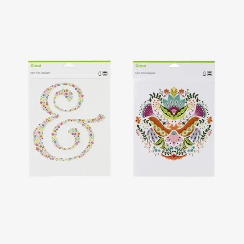 VINILO IRON-ON DESIGNS FLORAL AMPERSAND 8.5X12 CRICUT - 1