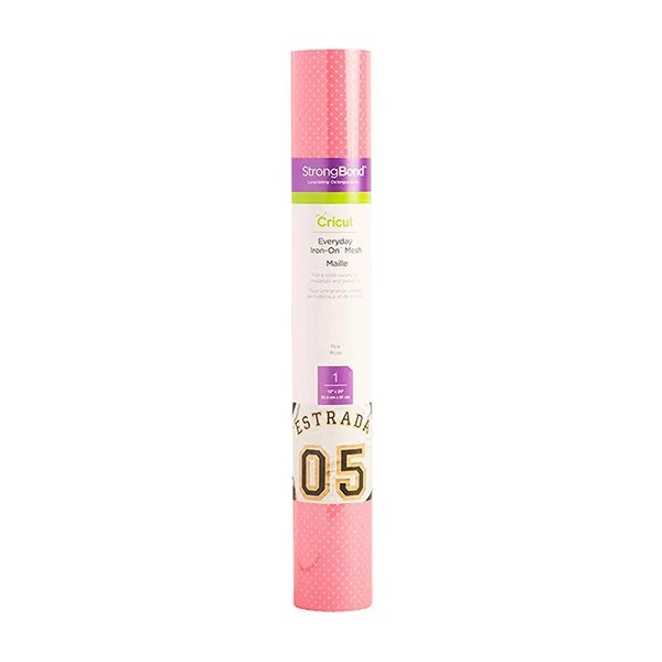 VINILO TE RMICO IRON-ON MESH ROSADO 30,5 X 61 CM CRICUT - 1