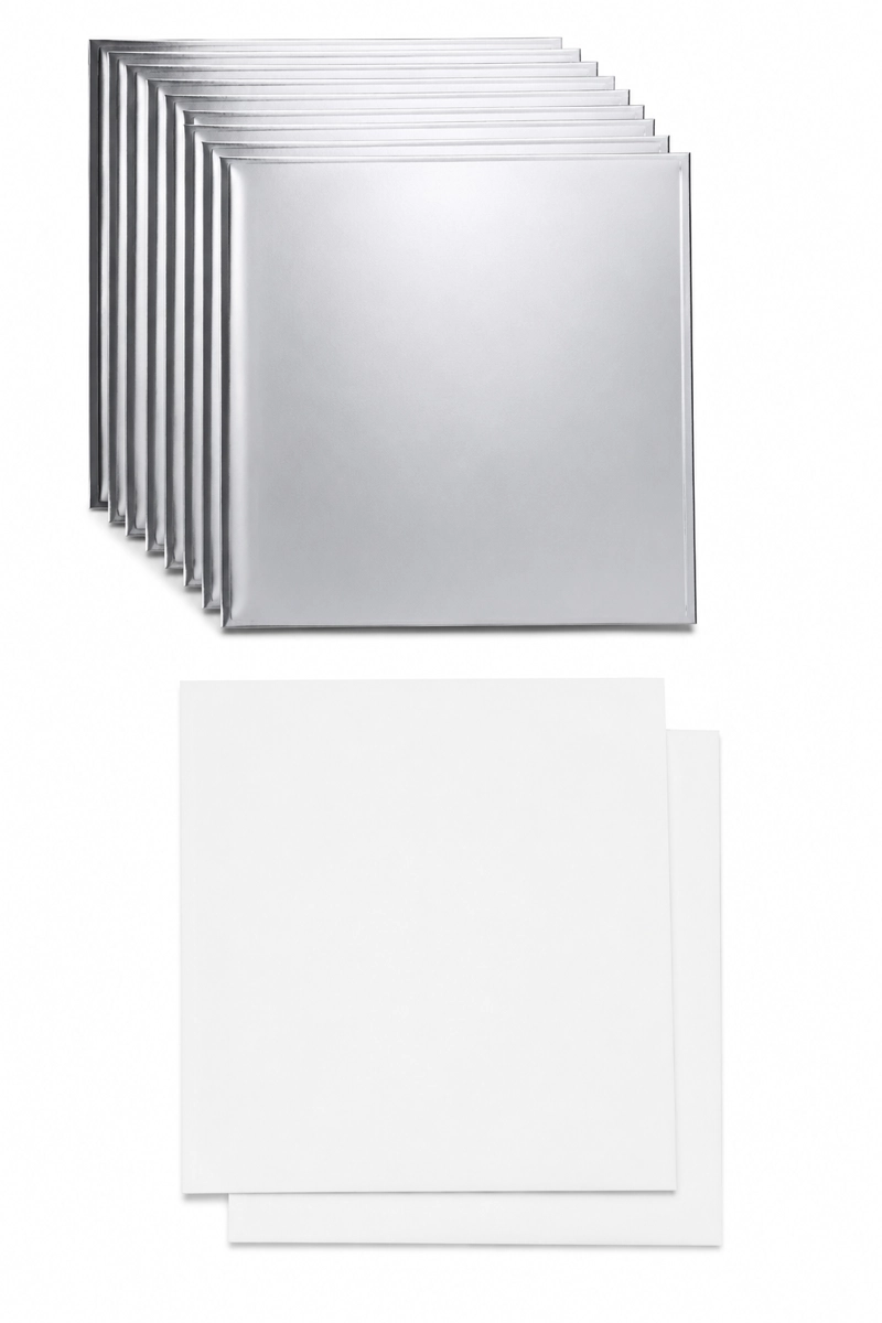 HOJAS TRANSFERENCIA 30.4 X 30.4 CM PLATEADO CRICUT - 2