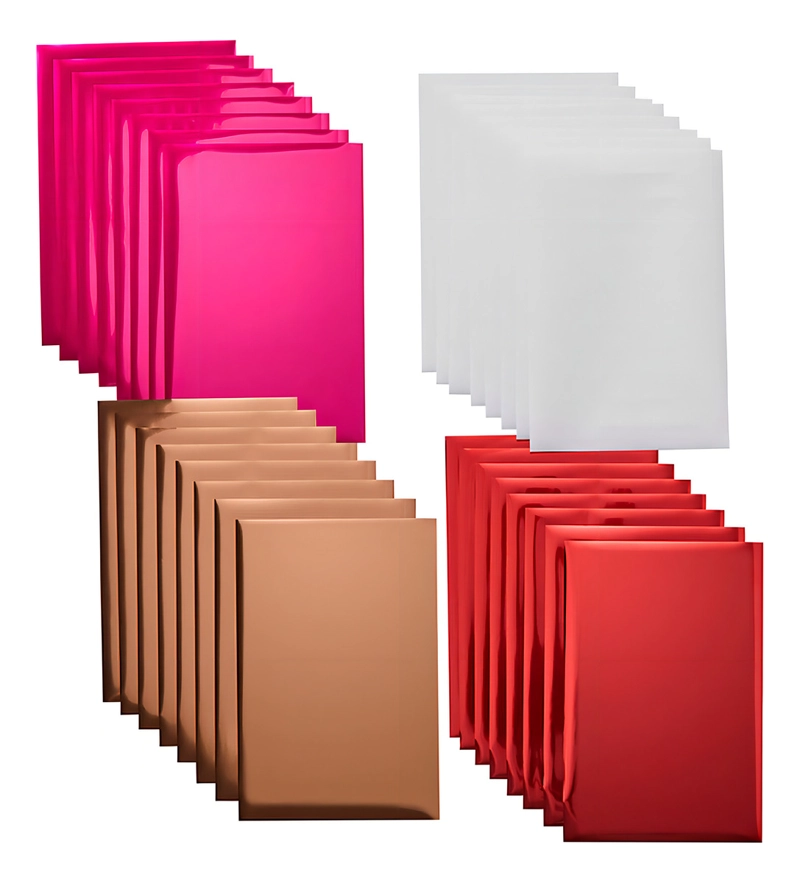 LAMINAS RUBY DE 24 HOJAS ROSA LISO CRICUT - 2