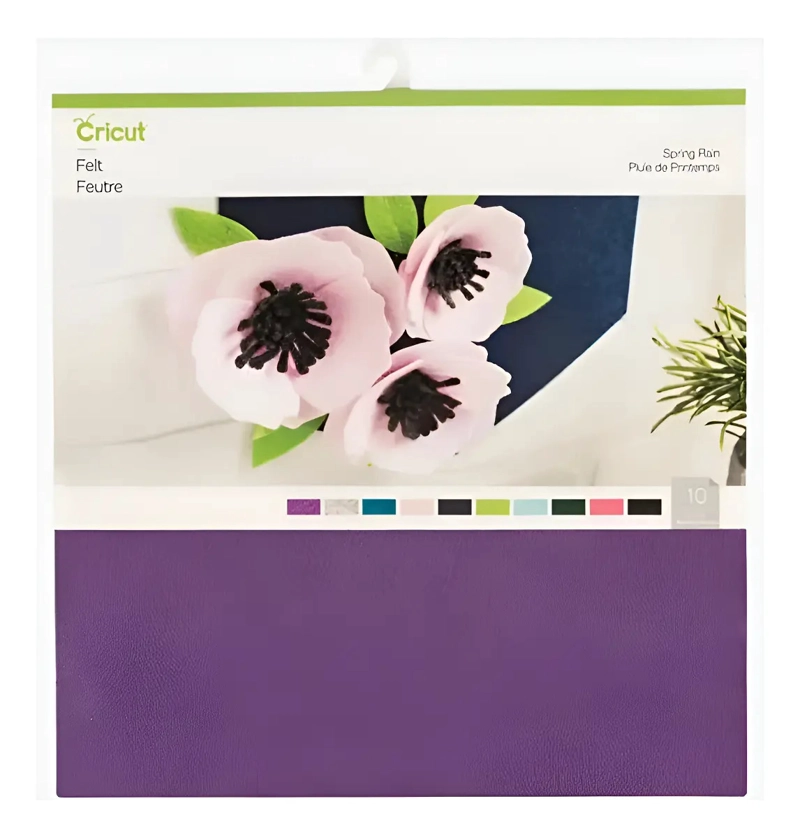 SET FIELTRO RAIN SPRING (10 HOJAS) CRICUT - 1