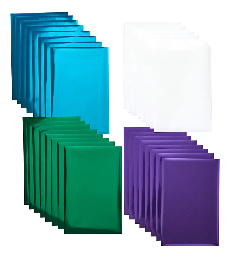 HOJAS DE PAPEL DE DE ALUMINIO PARA DECORACION - 2