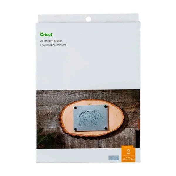 HOJAS DE ALUMINIO 12.7 X 17.8 CM 2 UND CRICUT - 1