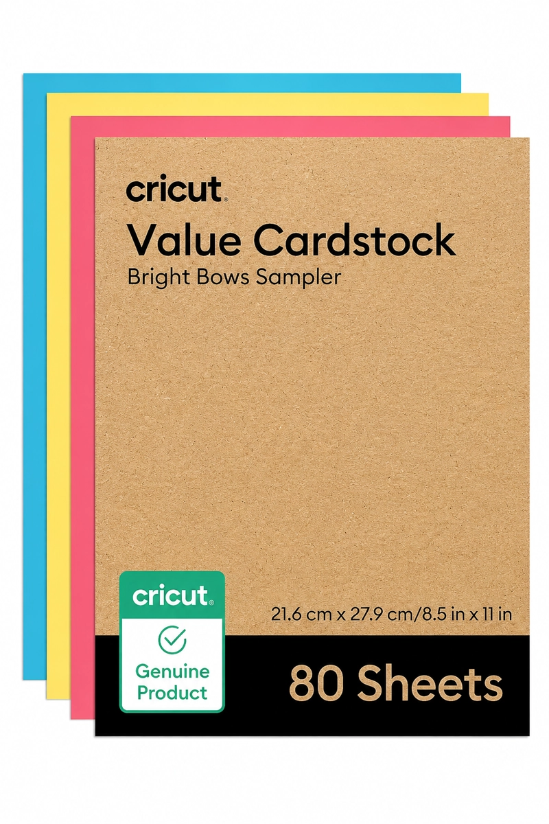 CARTULINA PROMOCIONAL 8.5 X 11 - 80 HOJAS MULTICOLOR CRICUT - 2