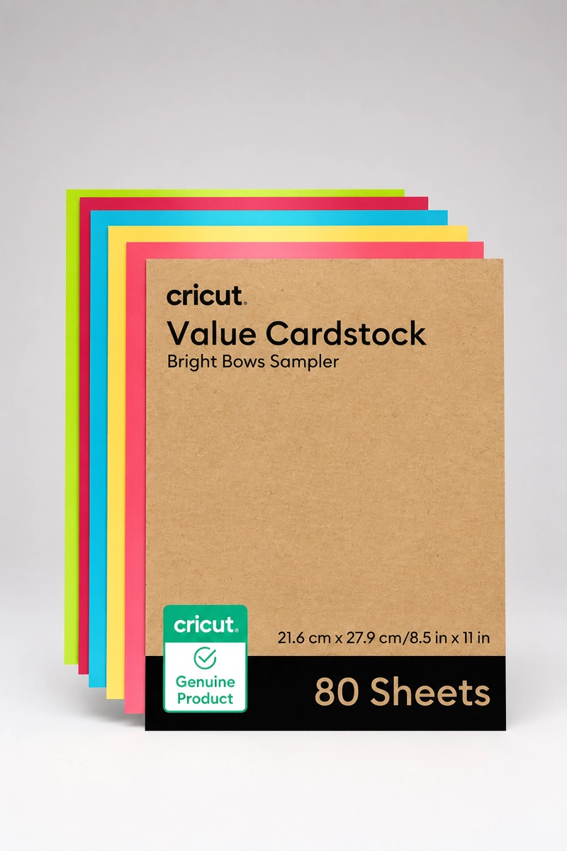 CARTULINA PROMOCIONAL 8.5 X 11 - 80 HOJAS MULTICOLOR CRICUT - 7
