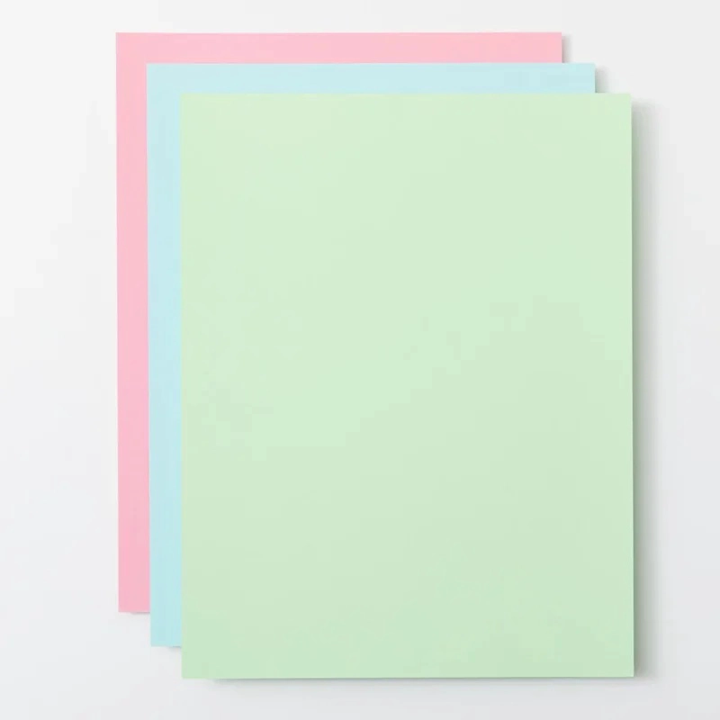 CARTULINA PROMOCIONAL 8.5 X 11 - 80 HOJAS PASTEL CRICUT - 2