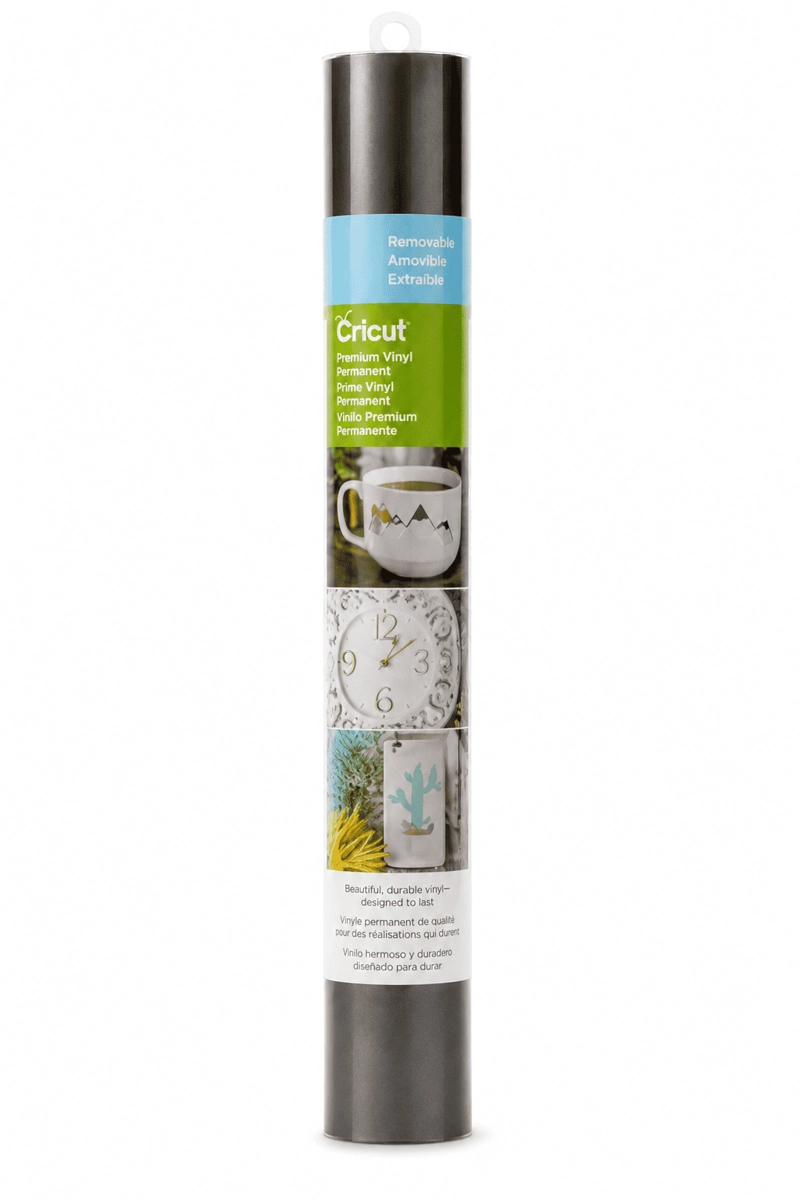 LAMINA ADHESIVA MATE CRICUT GRIS OSCURO - 1