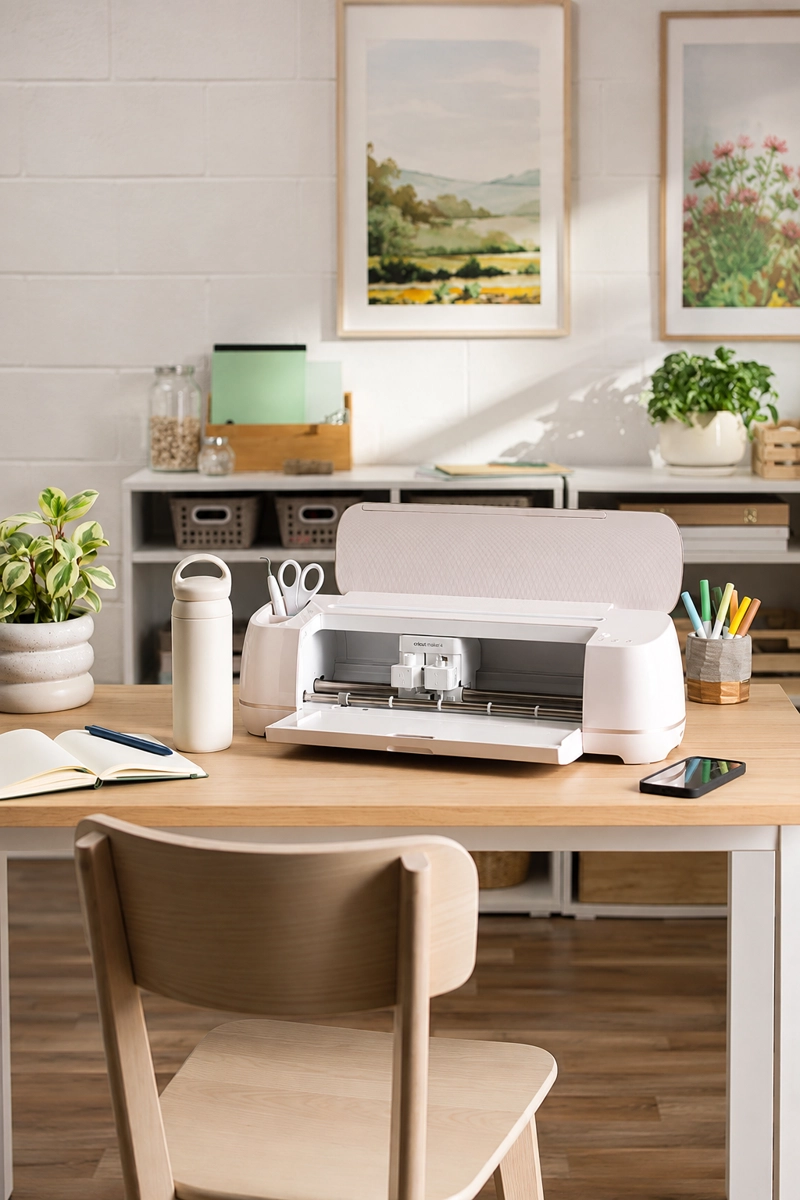 KIT PRO PLOTTER DE CORTE MAKER 4 SEASHELL ROSA NAMR CRICUT - 5