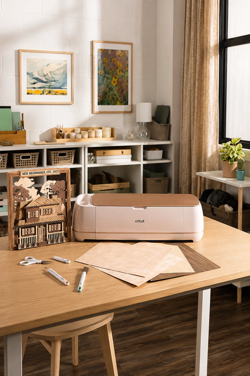 KIT PRO PLOTTER DE CORTE MAKER 4 SEASHELL ROSA NAMR CRICUT - 6