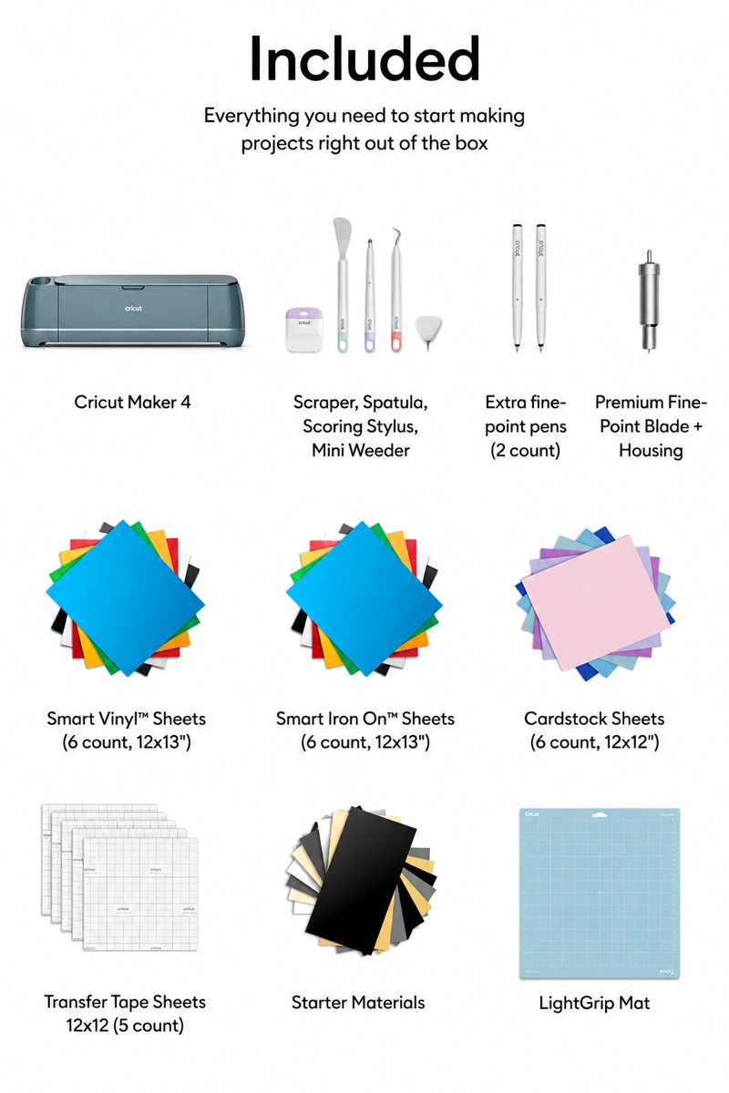 KIT DE INICIO PLOTTER DE CORTE MAKER 4 VERDE CRICUT - 2