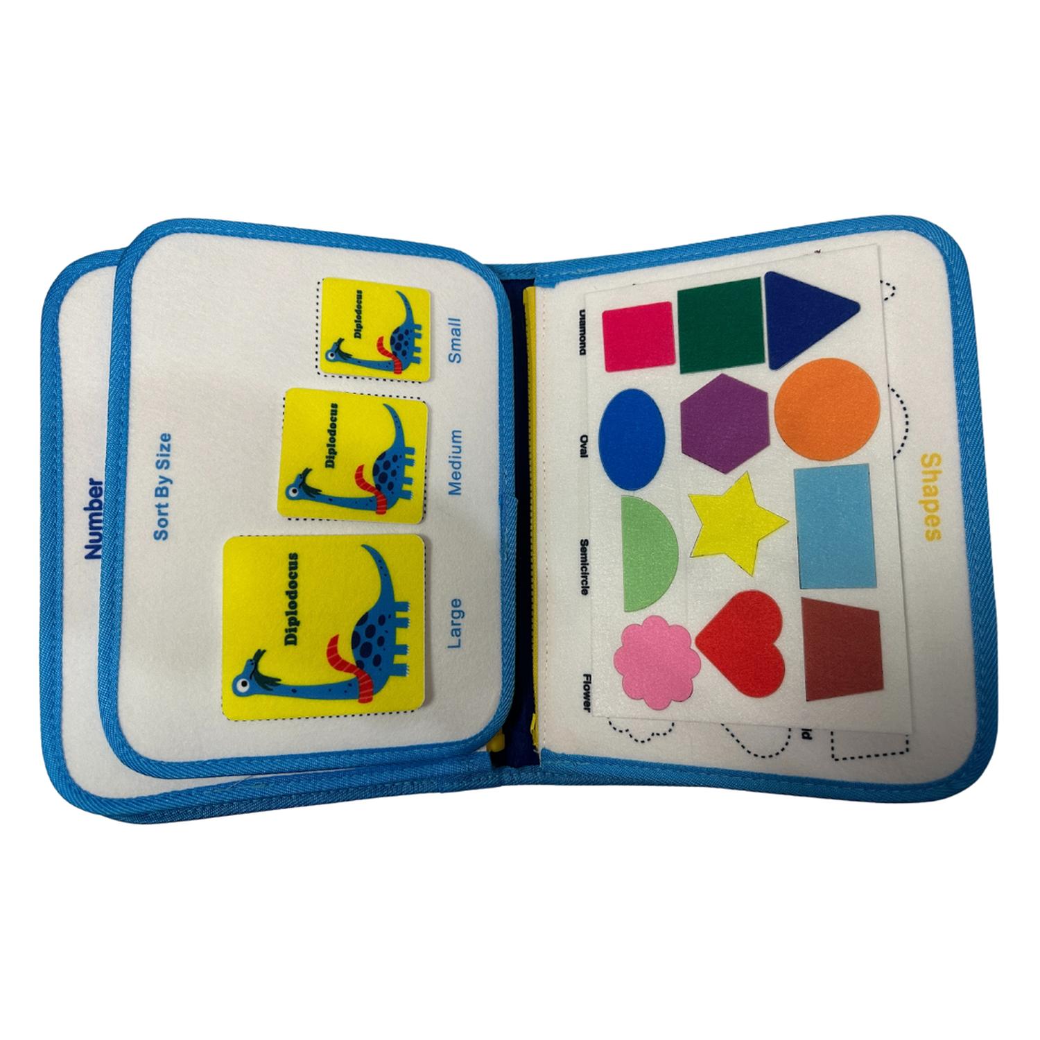 LIBRO SENSORIAL FIELTRO- ACTIVIDADES ESTIMULACIÓN MONTESSORI - 3