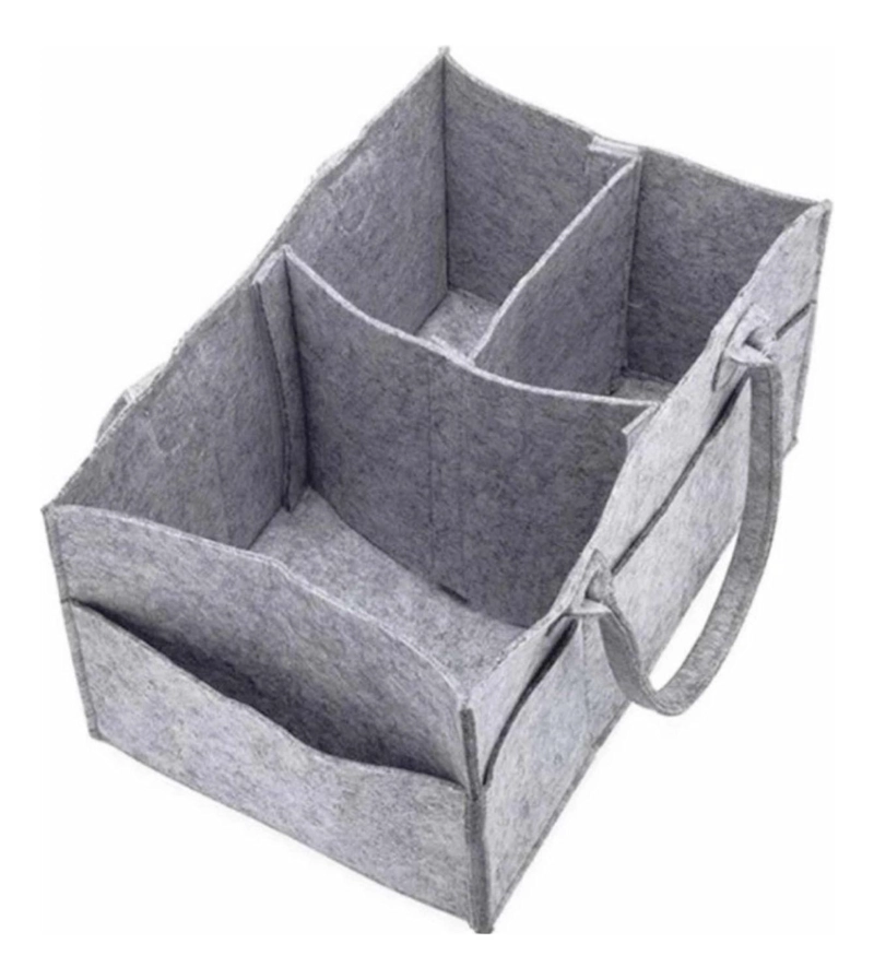 ORGANIZADOR DE PAÑALES PARA BEBE  - CANASTO MULTIUSOS - 4