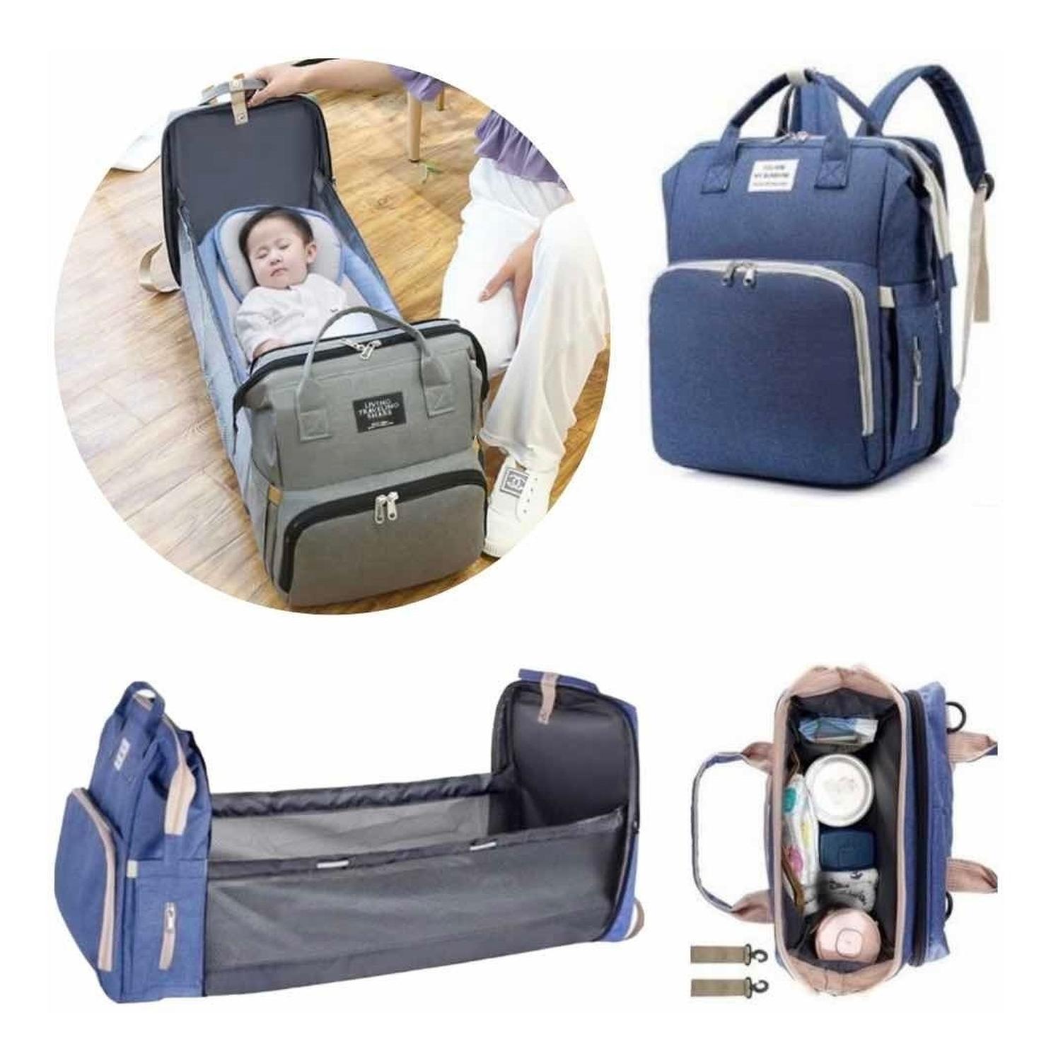 MOCHILA SEBEN KIDS PRÁCTICA 3 EN 1 PAÑALERA CUNA Y MUDADOR PORTÁTIL - 2