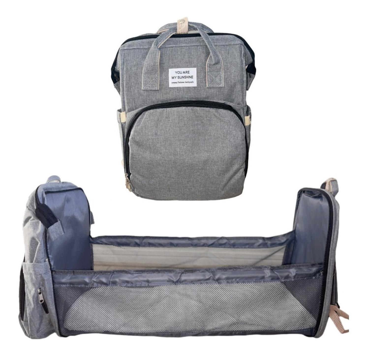 MOCHILA SEBEN KIDS PRÁCTICA 3 EN 1 PAÑALERA CUNA Y MUDADOR PORTÁTIL - 6