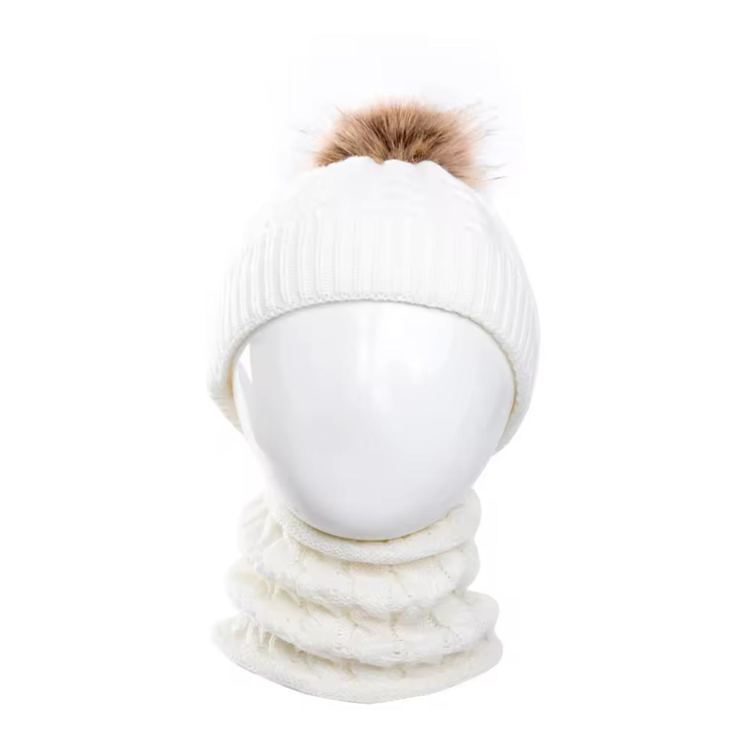 SET DE GORRO INFANTIL SEBEN KIDS CON CUELLO OTOÑO - INVIERNO - 3