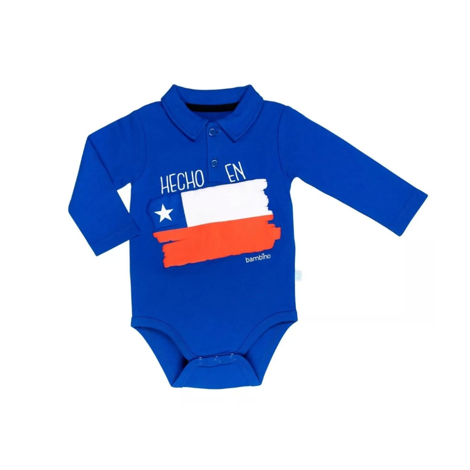 BODY ALGODÓN NIÑO BAMBINO CHILE BEBÉ FIESTAS PATRIAS - 1