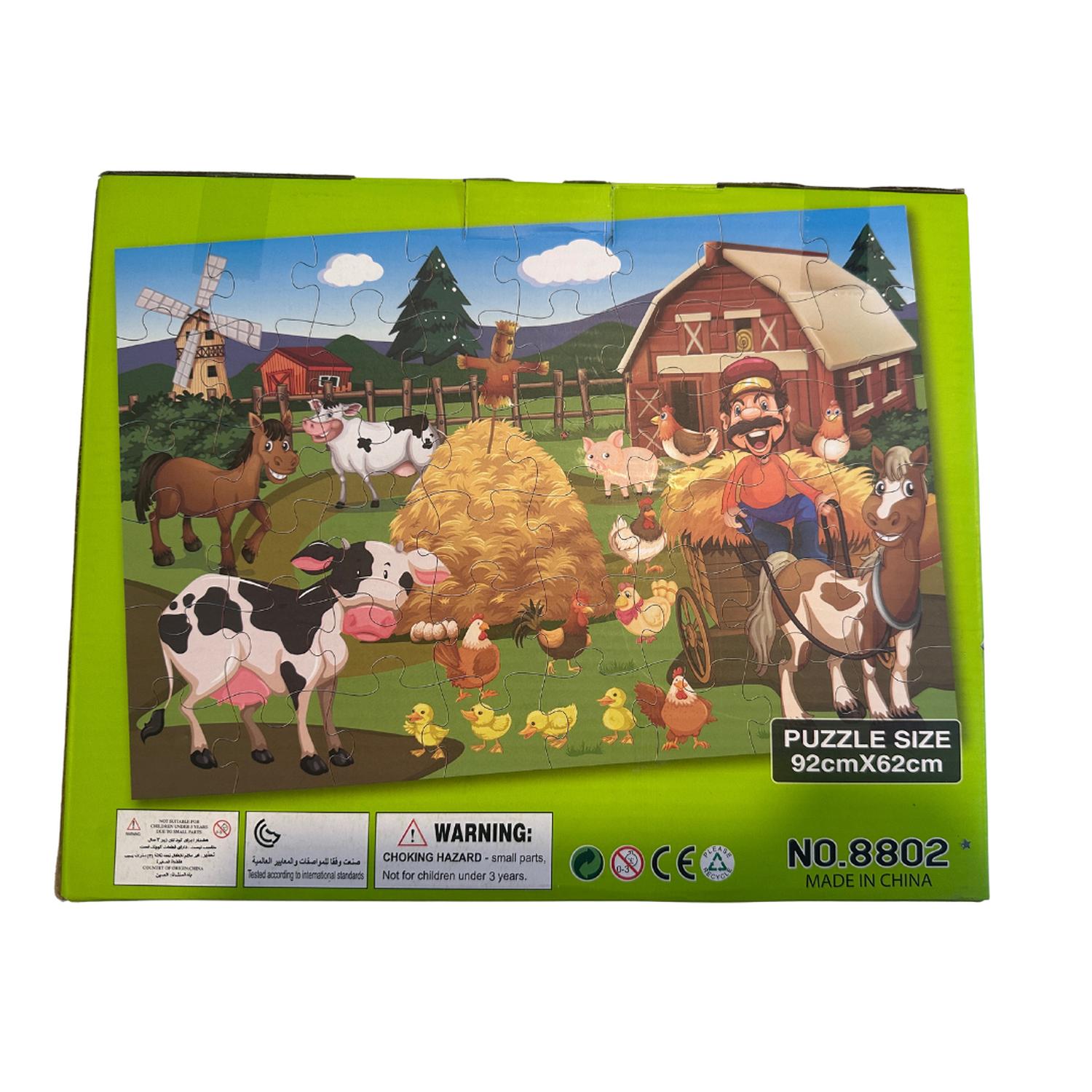 Puzzle De 1000 Piezas Para Adultos – Tractor Y Granero Rural, Imagen Relajante, Medidas 70x50 Cm, Cartón Reciclado De Alta Calidad