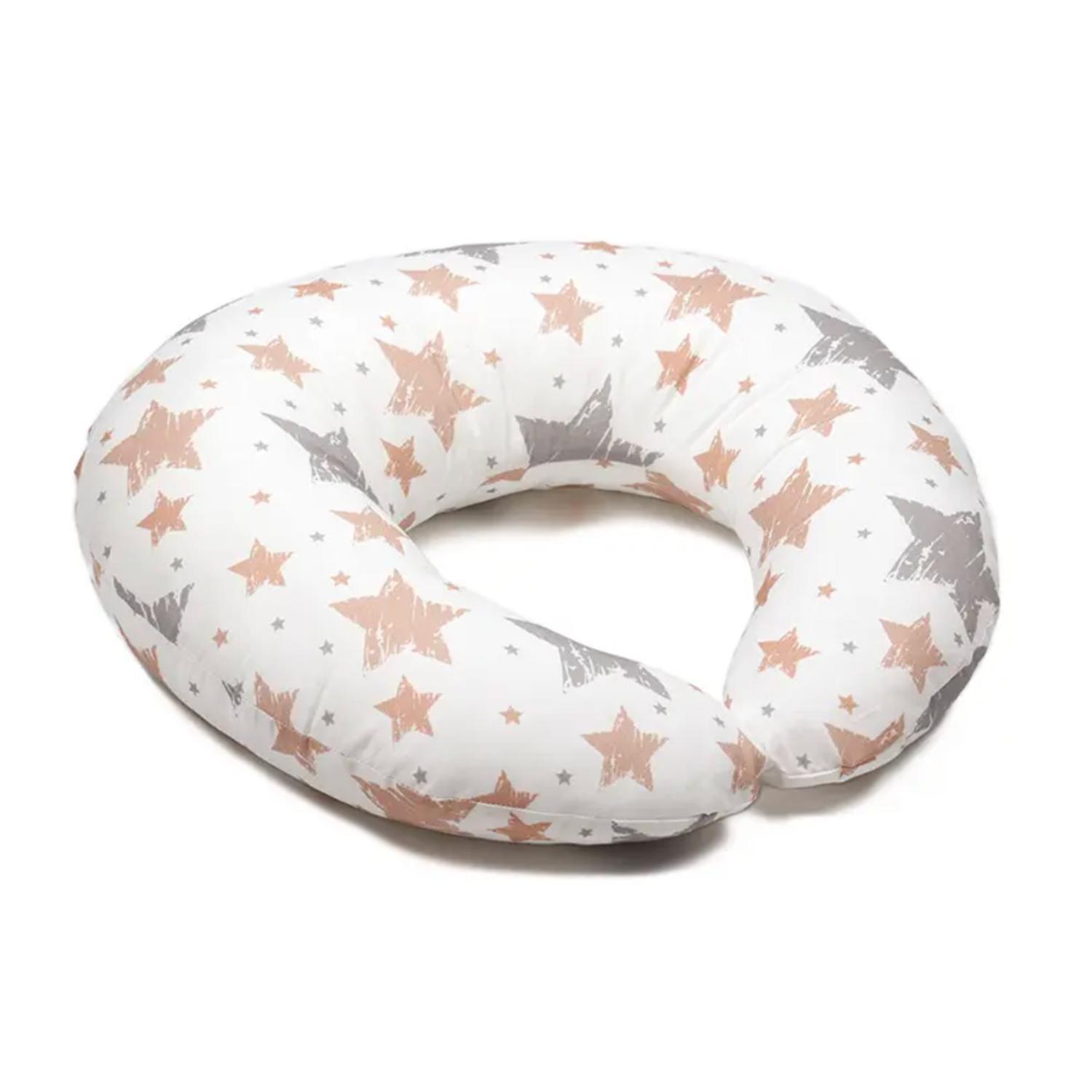 ALMOHADA MATERNAL - COJIN DE LACTANCIA CON FUNDA LAVABLE ESTRELLAS - 1