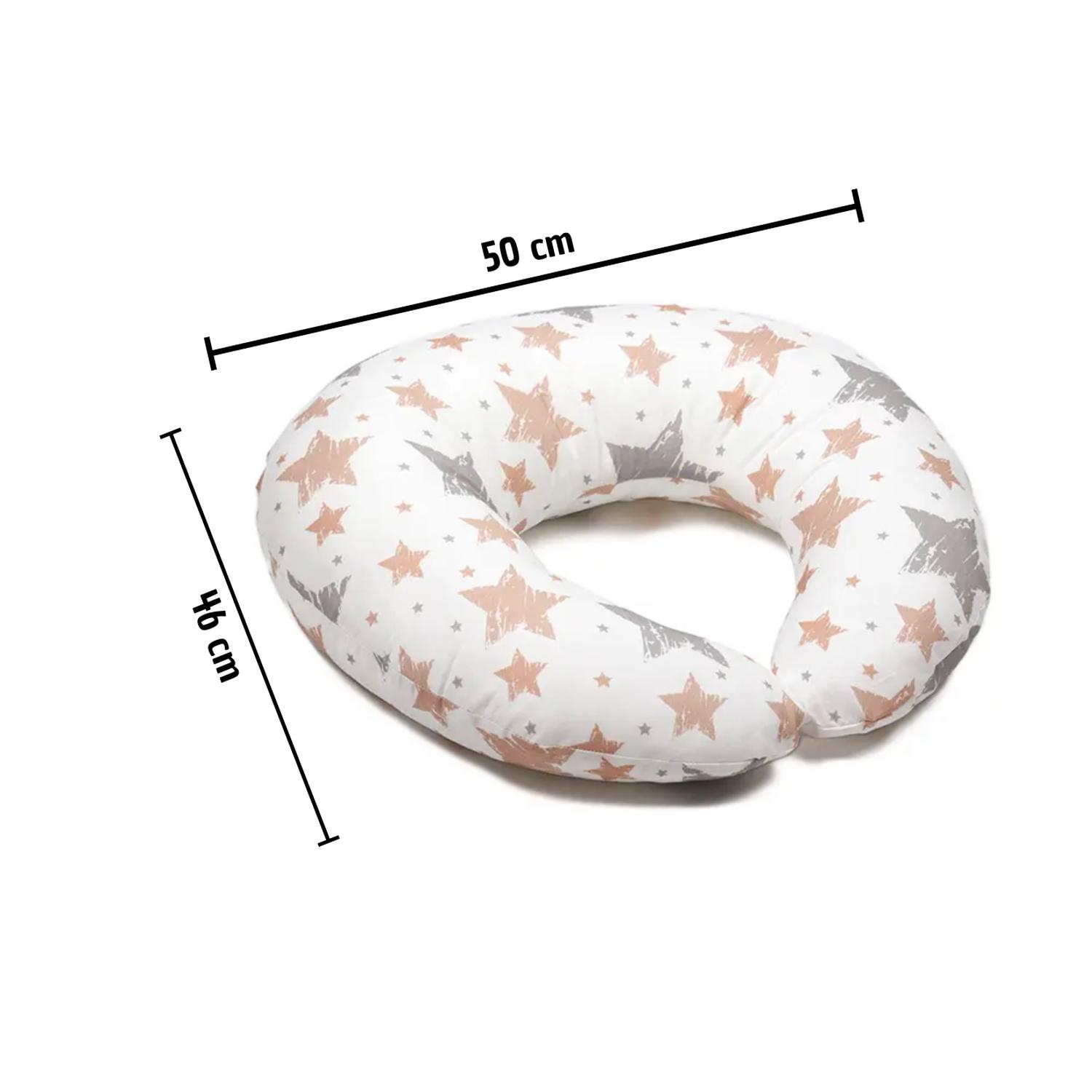 ALMOHADA MATERNAL - COJIN DE LACTANCIA CON FUNDA LAVABLE ESTRELLAS - 2