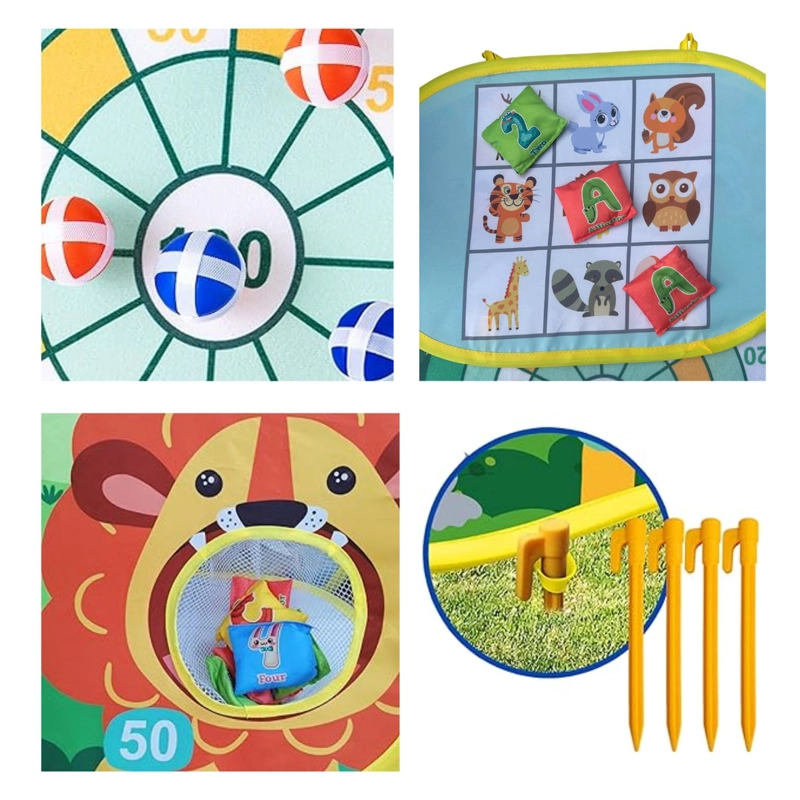 JUEGO DE LANZAMIENTO Y TIRO INFANTIL 3 EN 1 - 5