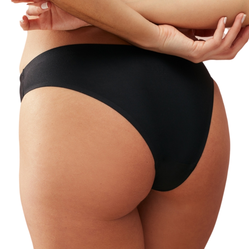 PACK X3 CALZÓN MUJER UNICA LINGERIE BIKINI MICROFIBRA SIN DEMARCACIÓN NEGRO - 5