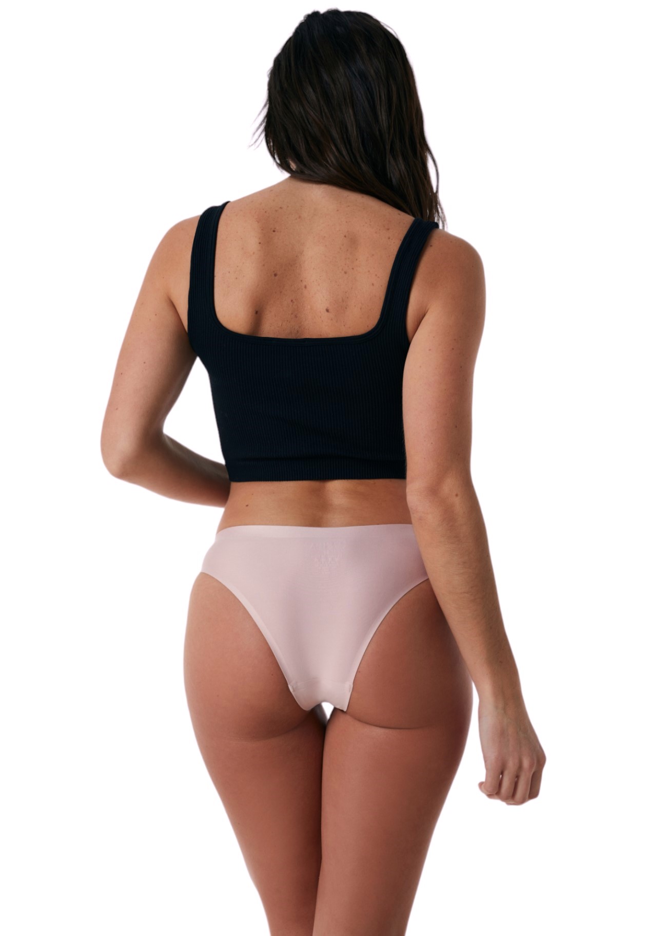 PACK X3 CALZÓN MUJER UNICA LINGERIE BIKINI MICROFIBRA SIN DEMARCACIÓN ROSA - 2