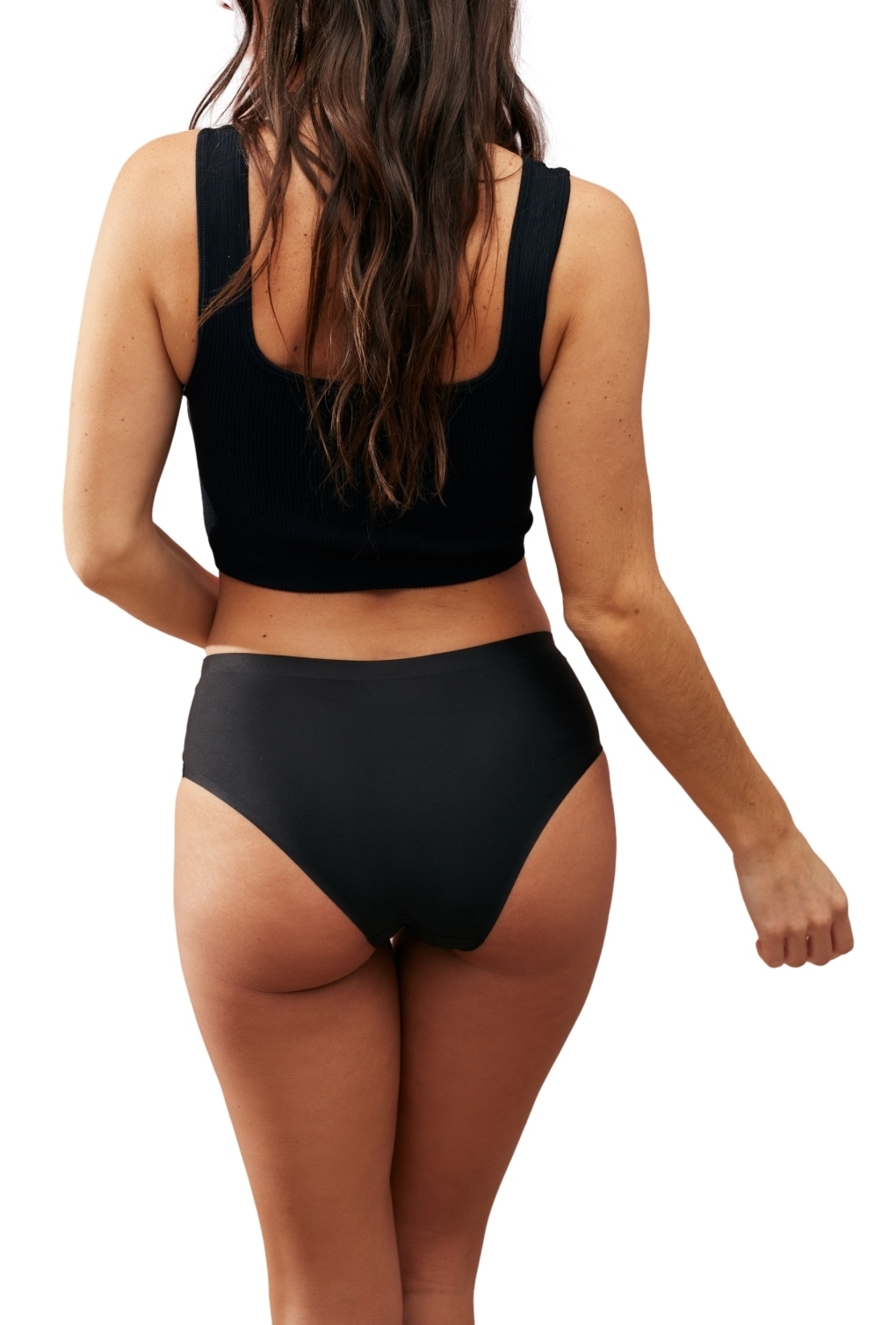 PACK X3 CALZÓN MUJER UNICA LINGERIE PANTALETAS MICROFIBRA SIN DEMARCACIÓN NEGRO - 3