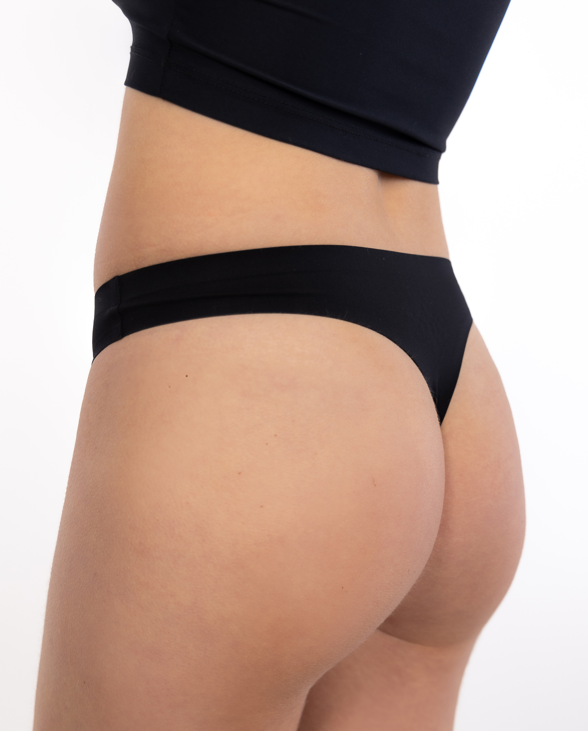 PACK 3 CALZÓN MICROFIBRA MUJER UNICA LINGERIE NEGRO COLALESS SILKDRY FLEX SIN DEMARCACIÓN - 5