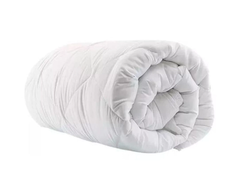 EDREDON NORDICO CON FUNDAS DE ALMOHADA SUAVE Y LIGERO KING - COLOR BLANCO - 4