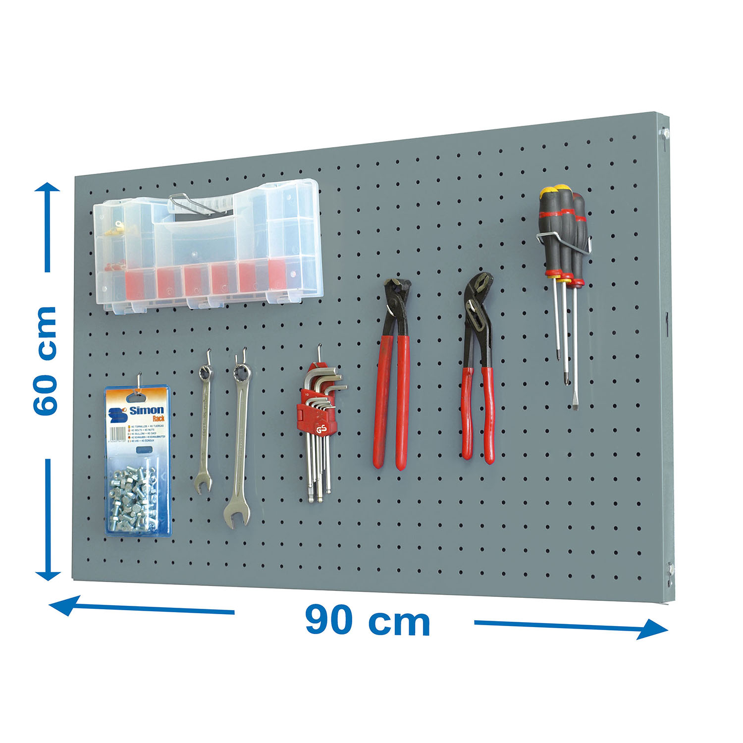 PANELCLICK 900X600 GRIS + 8 HOOK - 2