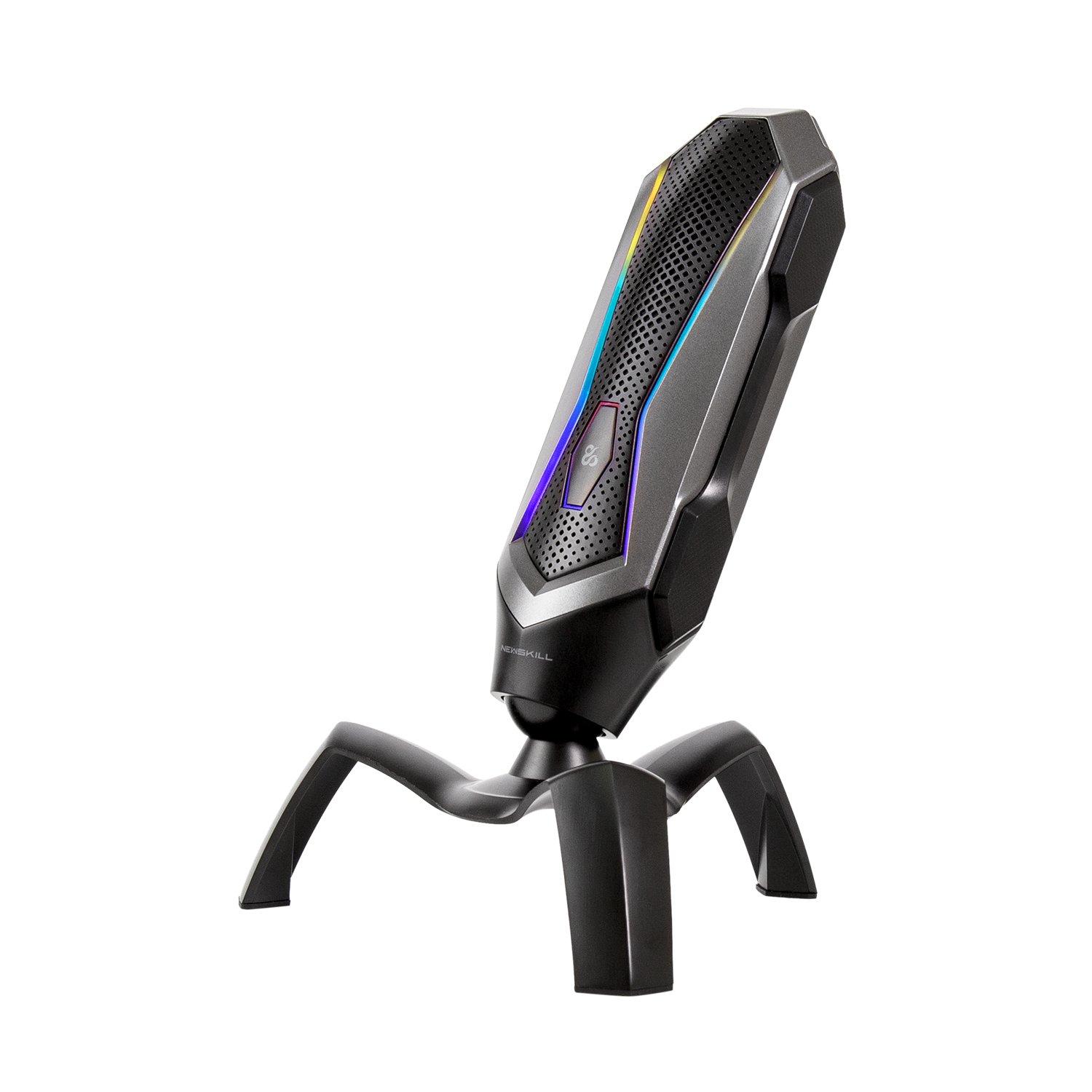 MICROFONO NEWSKILL GAMER PROFESIONAL RGB AGNI BLACK GRAY - 3