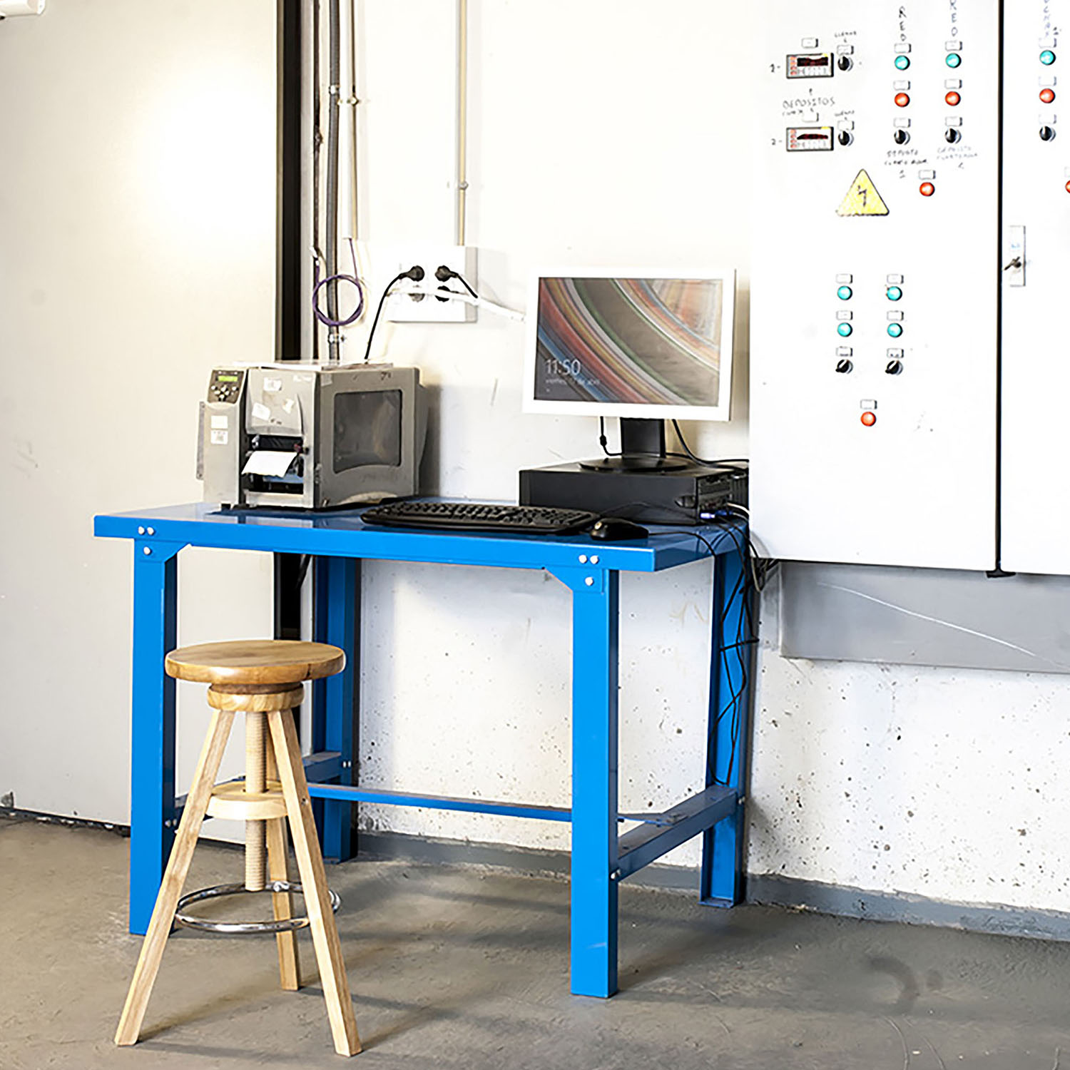 BANCO SIMONWORK BT6L METAL 1500 AZUL - 4