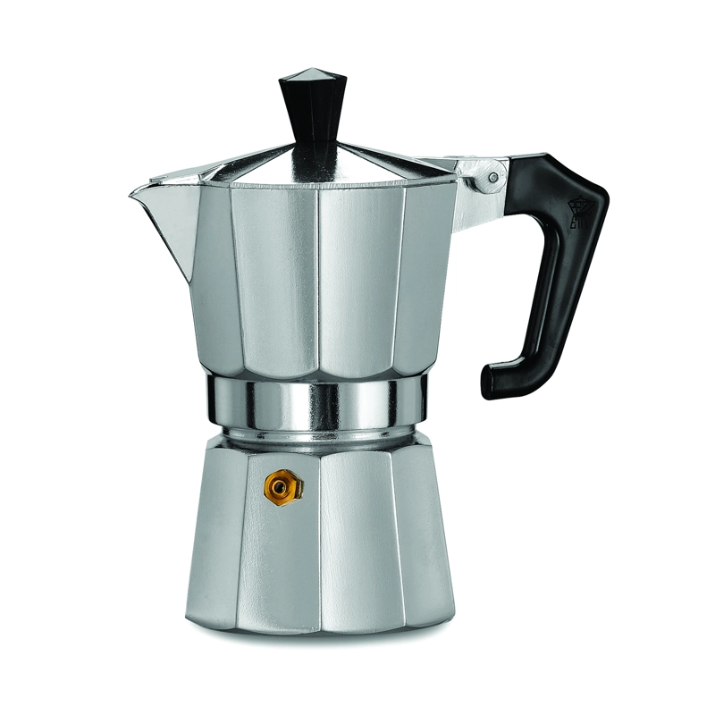 CAFETERA ITALEXPRESS ALUM.3 TAZAS  PLATEADA - 1