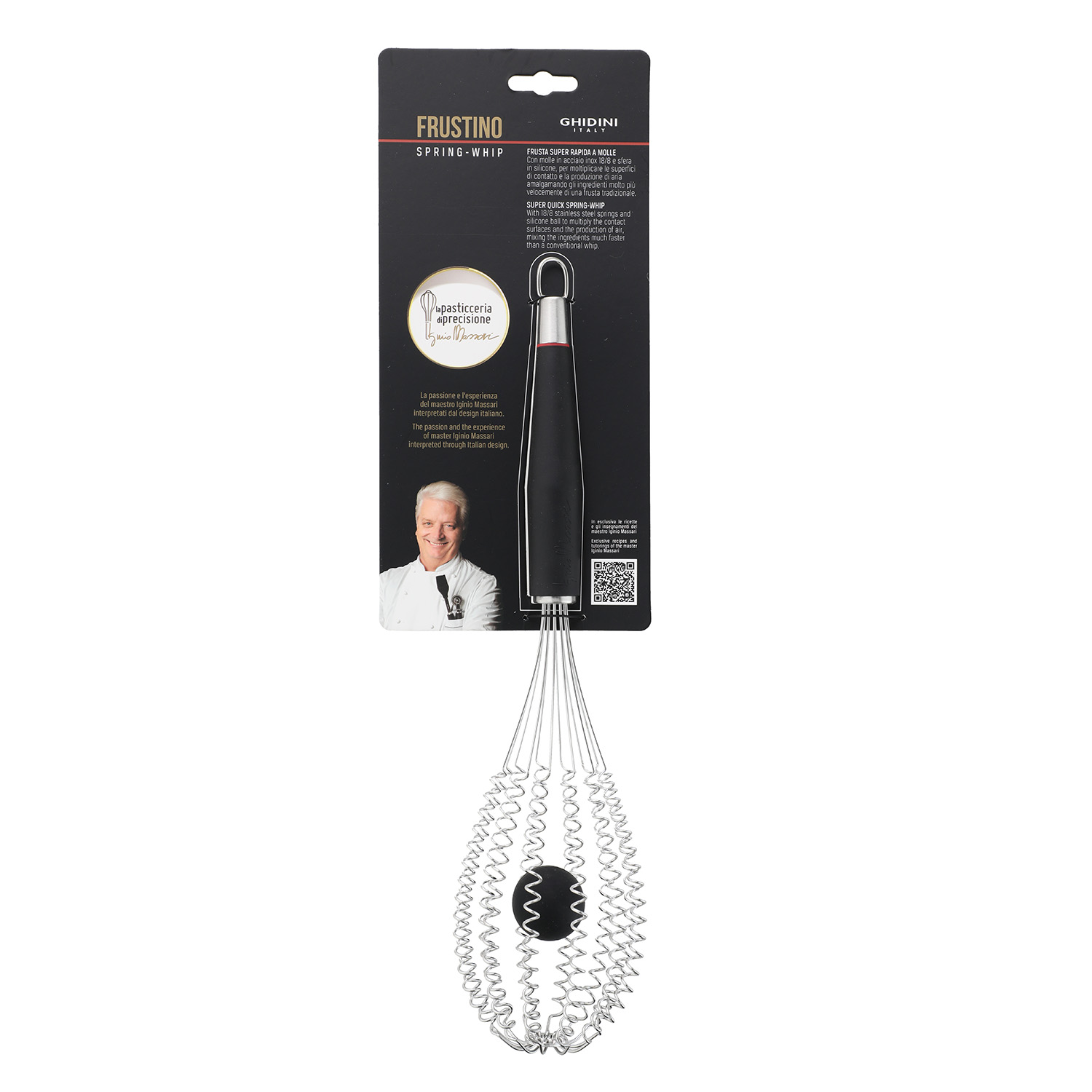 BATIDOR MANUAL ACERO INOX MASSARI - 1