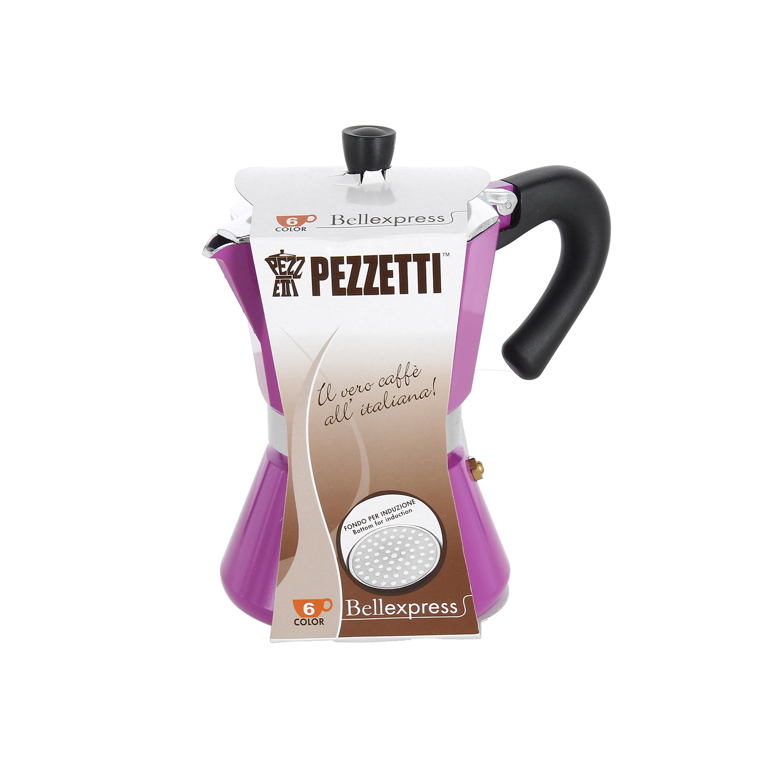 CAFETERA BELLEXPRESS 6 TAZAS MORADA - 2