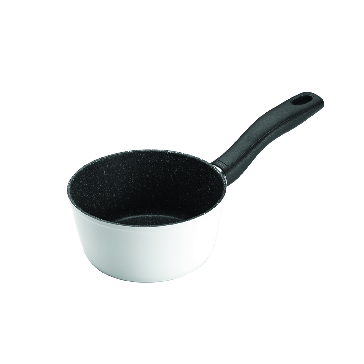 SET CACEROLA 16CM ANTIADHERENTE BLANCO CON TAPA DAILY - 2
