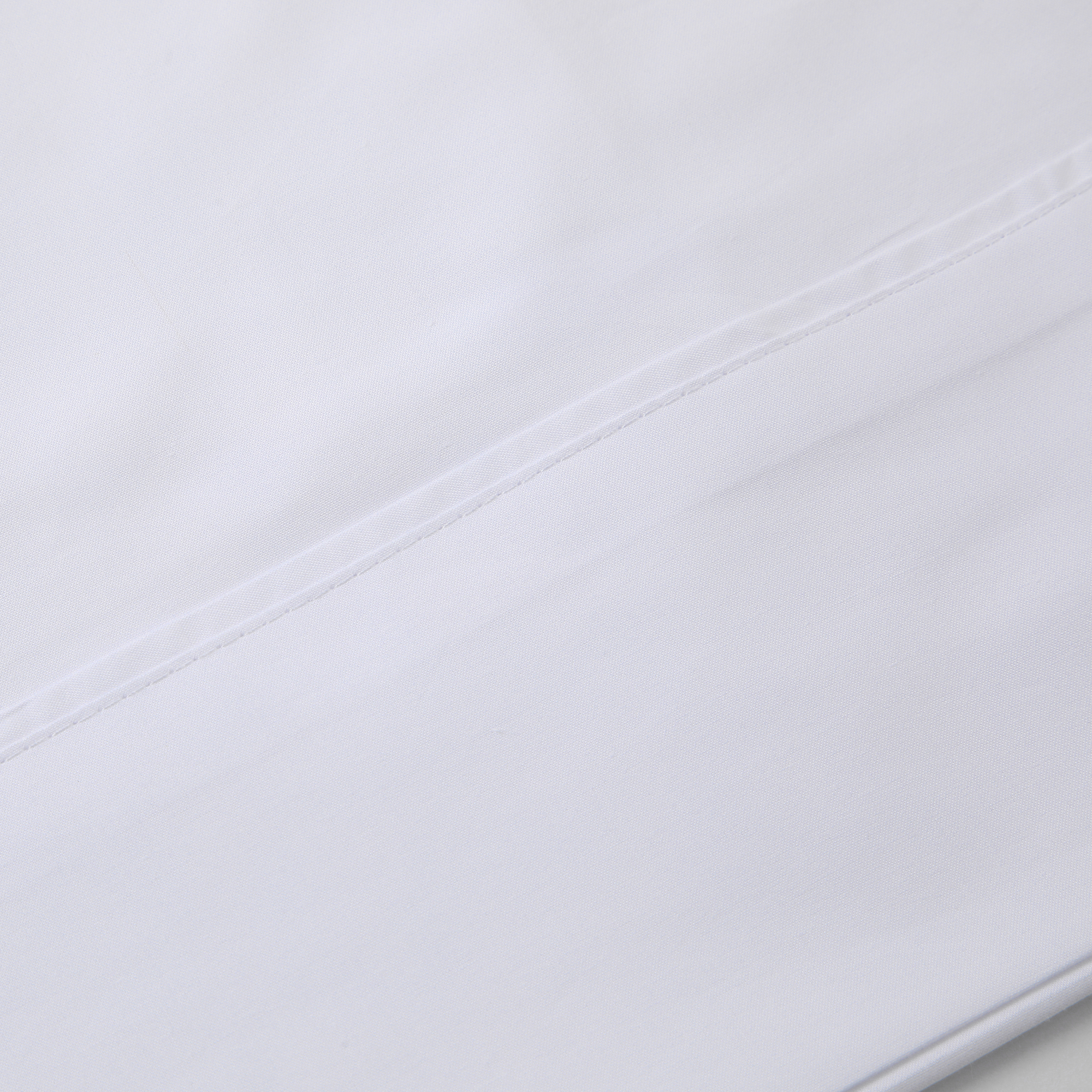 SET SÁBANAS LE NUIT PERCALE KING 300 HILOS ALGODÓN PIMA PERUANO BLANCO LISO - 4