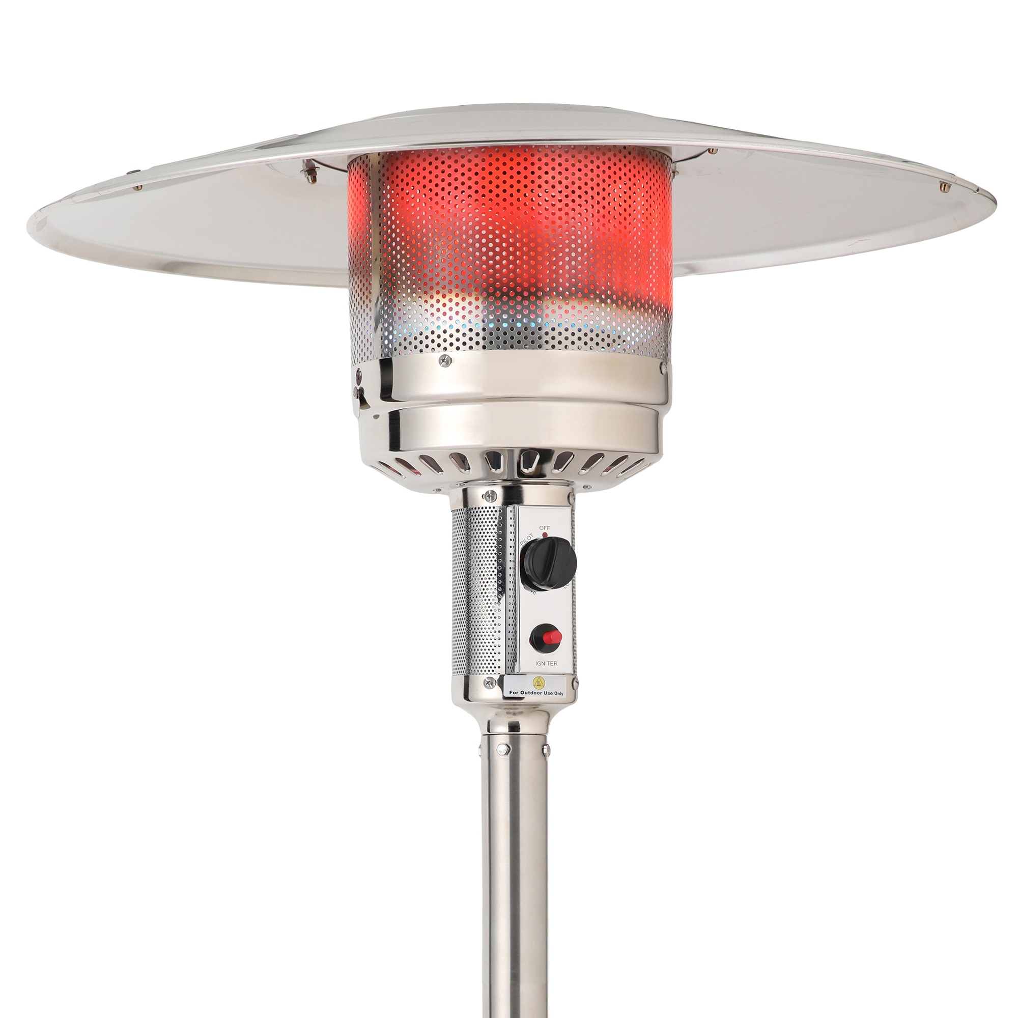 ESTUFA A GAS KLYMA EXTERIOR TERRAZA SETAX INOX - 9