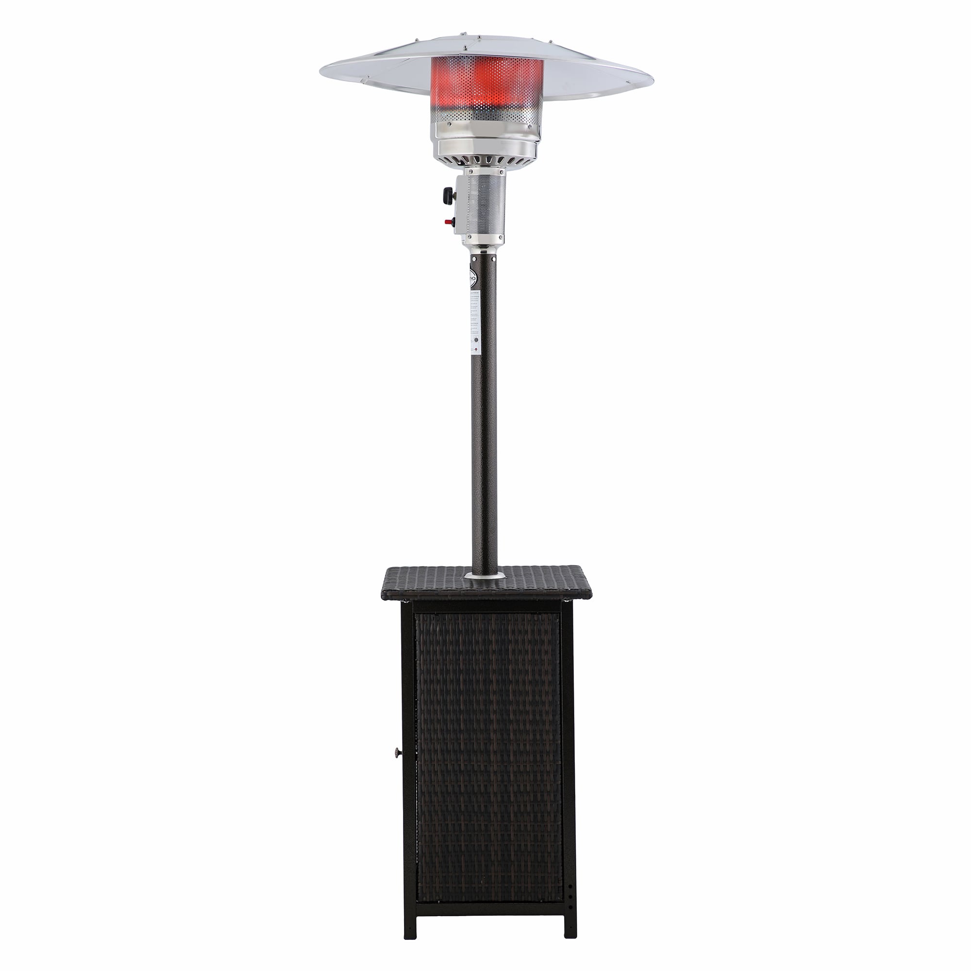 ESTUFA A GAS EXTERIOR TERRAZA SETAX RATTAN