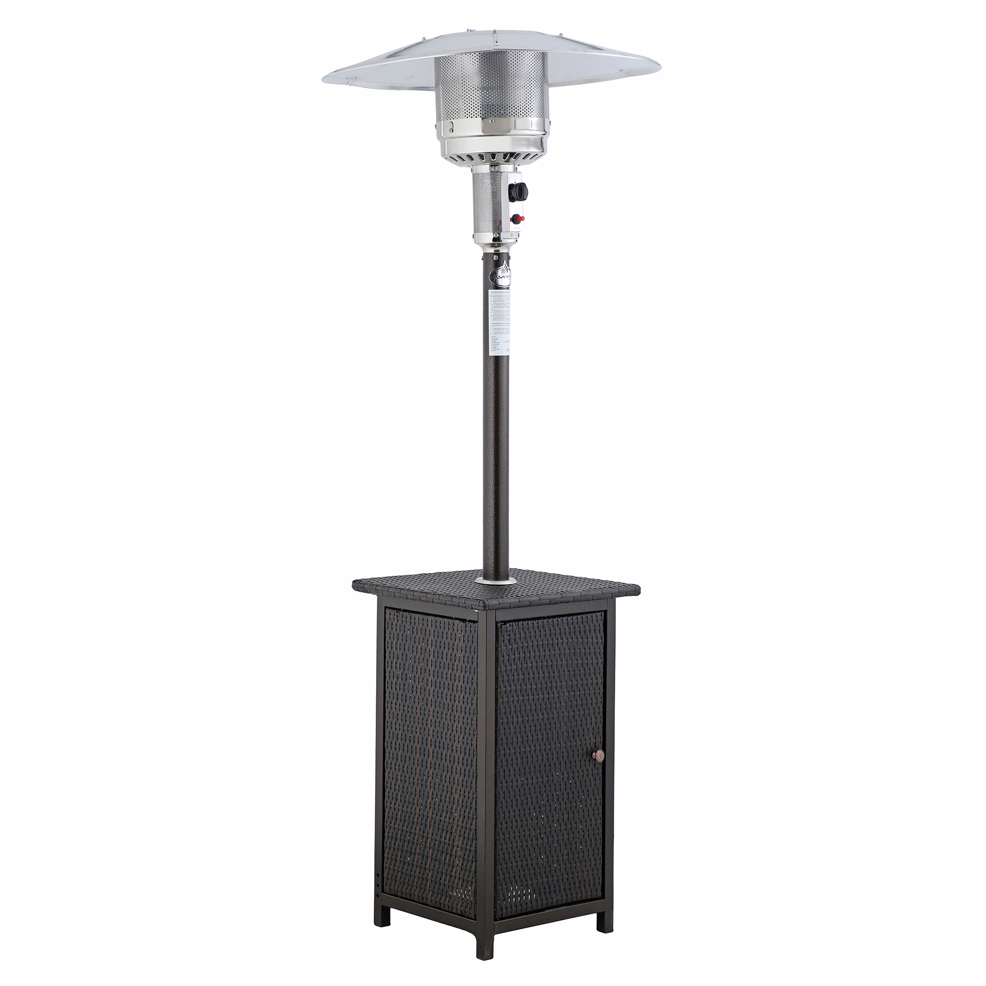 ESTUFA A GAS EXTERIOR TERRAZA SETAX RATTAN - 8
