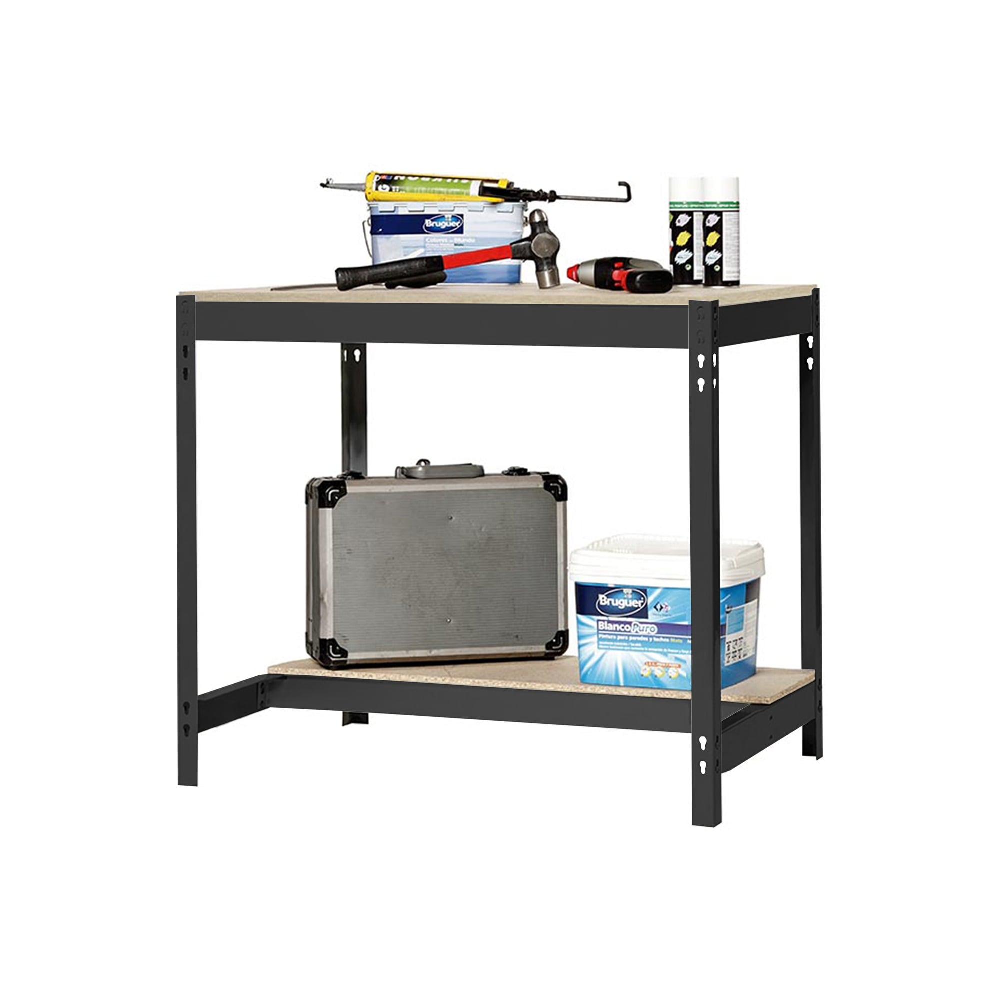 BANCO DE TRABAJO SIMONWORK BT0 900X600 ANTRACITA / MADERA - 3