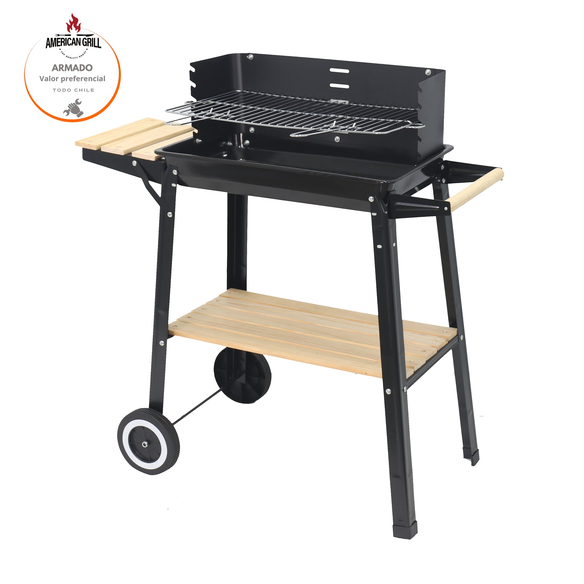 PARRILLA A CARBÓN OHIO BLACK - 6