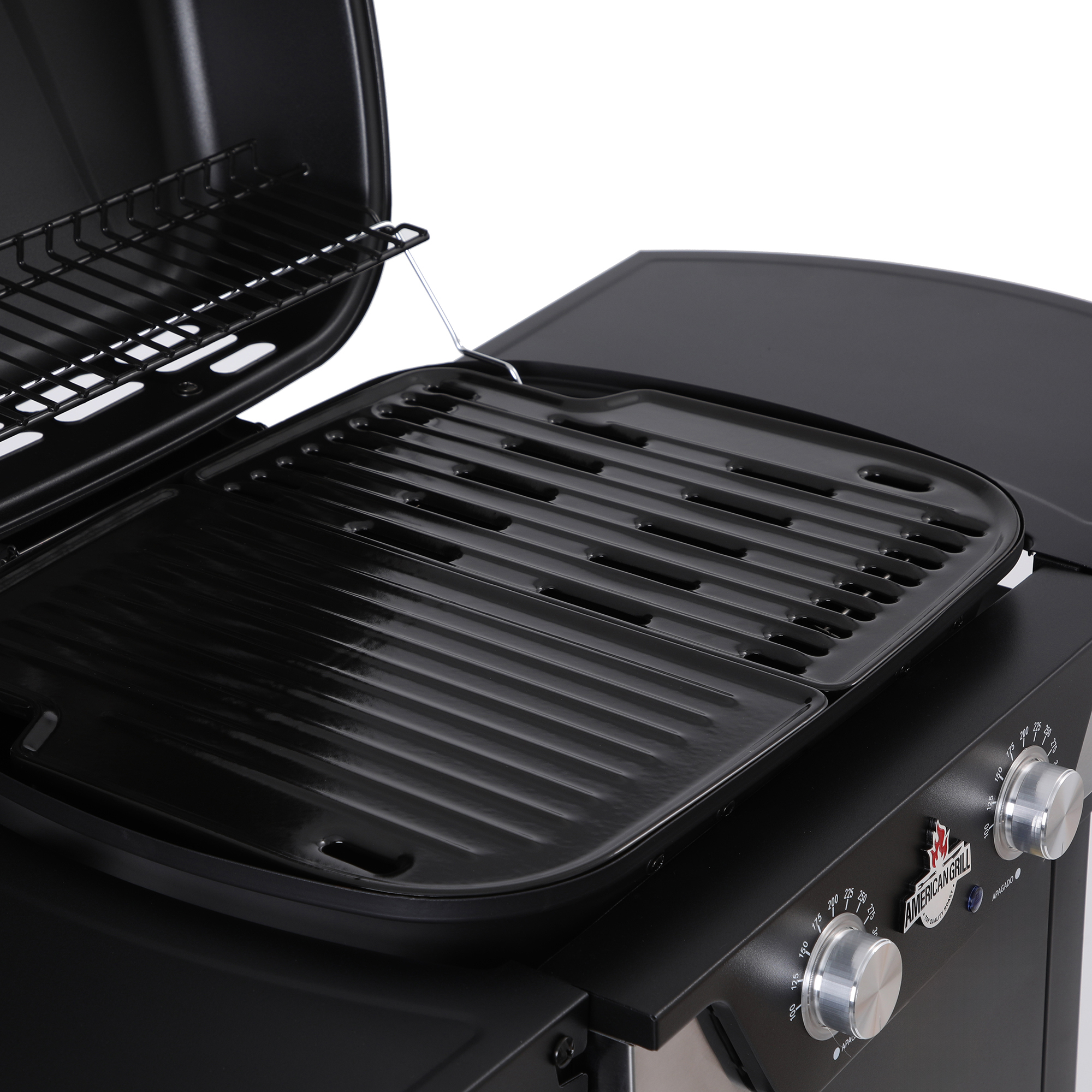 PARRILLA ELECTRICA 2 TUBOS CALEFACTORES MANHATTAN BLACK - 7