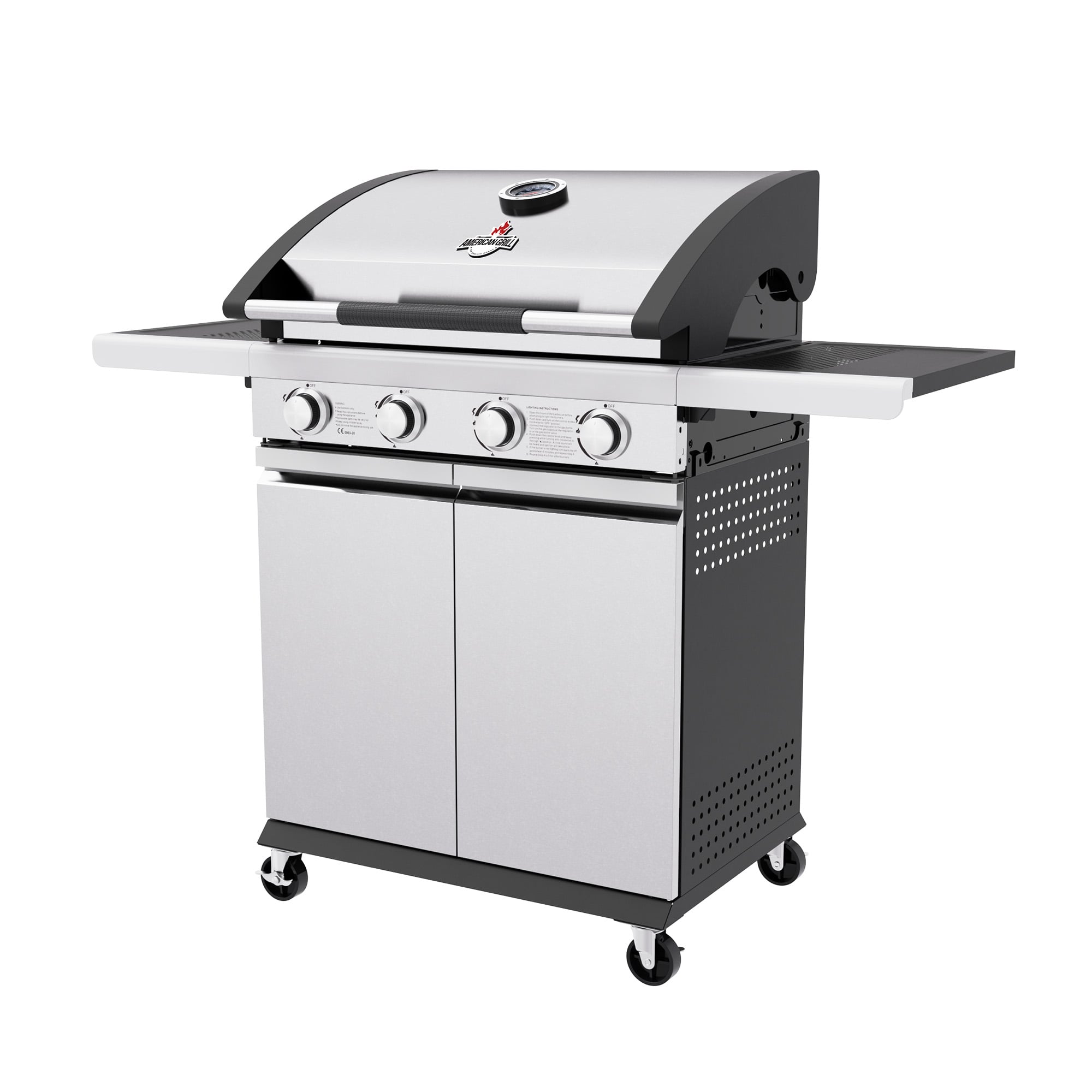 PARRILLA A GAS 4 QUEMADORES NEW YORK INOX - 4