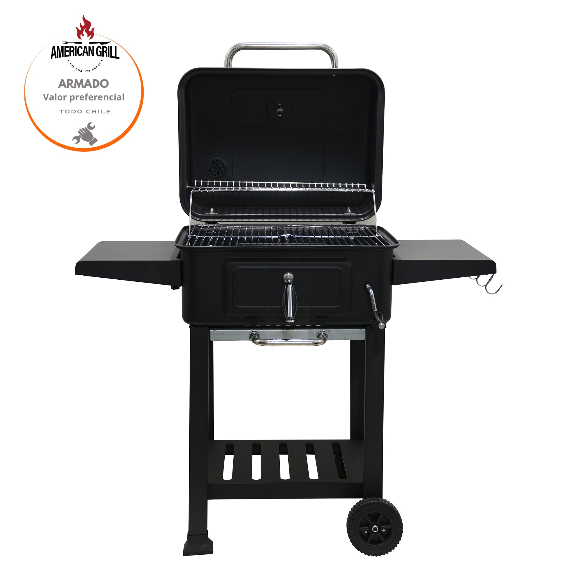 PARRILLA A CARBÓN CHICAGO BLACK - 3