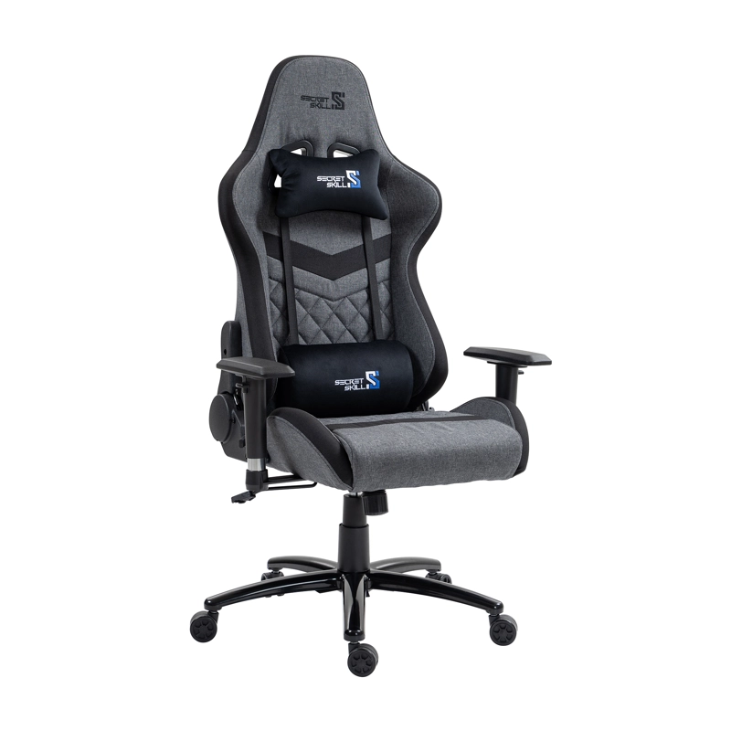 SILLA GAMER SPY GRIS/NEGRO - 12