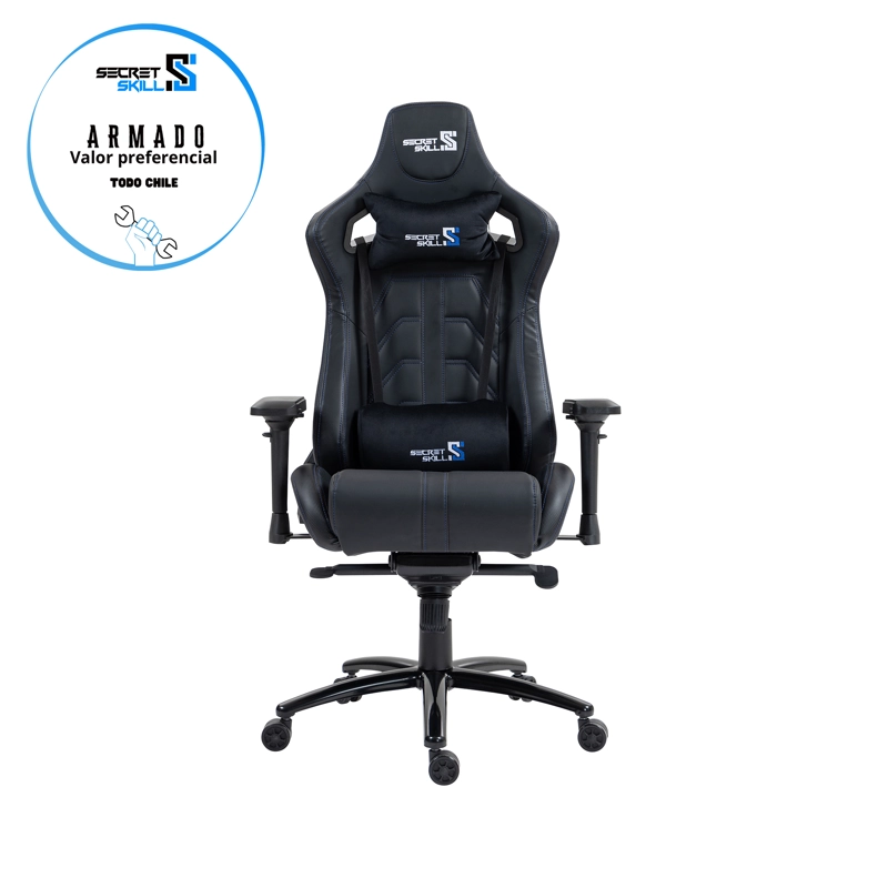 SILLA GAMER BLACK WOLF NEGRO /NEGRO - 7